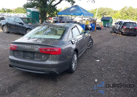 2012 Audi A6 z USA, uszkodzony, nr VIN WAUBGAFC8CN023297
